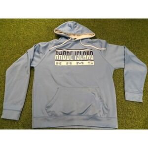 Rhode Island Rams Hoodie Mens‎ Medium Blue Colosseum American Football Team NCAA